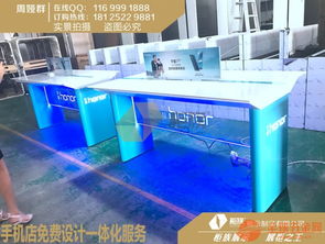 蘭州榮耀手機配件柜與體驗臺 廠家現貨供應，專業展覽服務一體化解決方案